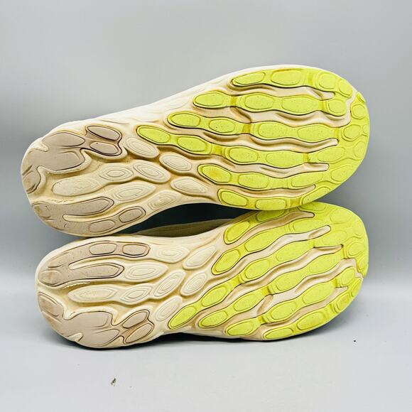 New Balance Shoes Mens 12.5 Ivory Fresh Foam More v4 Max Cushion Running Sneaker main image 4